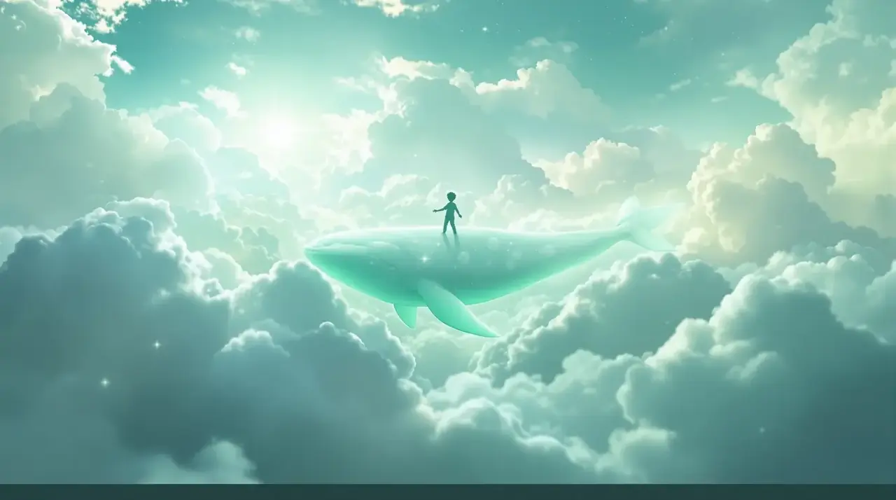 少年与鲸 主视觉背景